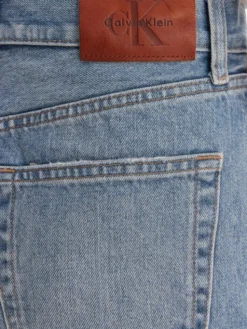 Calvin Klein Jeans Szorty jeansowe LV047F765G Niebieski Straight Fit