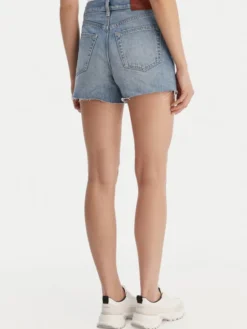 Calvin Klein Jeans Szorty jeansowe LV047F765G Niebieski Straight Fit
