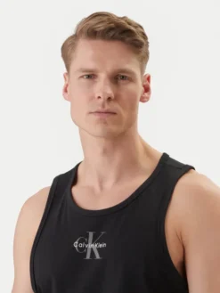 Calvin Klein Jeans Tank top LV04RF850G Czarny Classic Fit