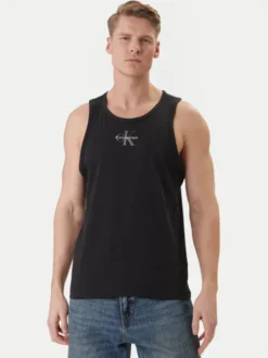 Calvin Klein Jeans Tank top LV04RF850G Czarny Classic Fit