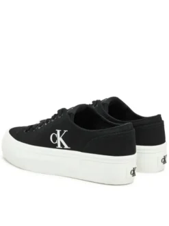 Calvin Klein Jeans Tenisówki Vulc Flatform Low Cv Mg YW0YW01763 Czarny