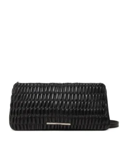 Calvin Klein Jeans Torebka Rouched Zip Top Bag LV04K3090G Czarny