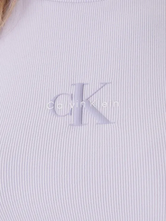 Calvin Klein Jeans T-Shirt LV047AB802 Różowy Regular Fit