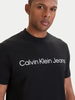 Calvin Klein Jeans T-Shirt LV04RAB810 Czarny Regular Fit