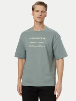 Calvin Klein Jeans T-Shirt LV04RE827G Szary Regular Fit