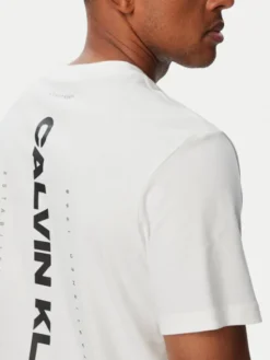 Calvin Klein Jeans T-Shirt LV04RG834G Biały Regular Fit