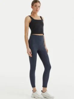 Calvin Klein Performance Legginsy LVGWS6L645 Granatowy Slim Fit