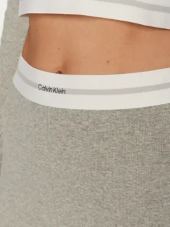 Calvin Klein Underwear Legginsy 000QS7220E Szary Slim Fit