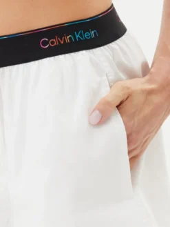 Calvin Klein Underwear Szorty piżamowe LV00QS7471 Biały Relaxed Fit