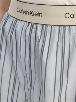 Calvin Klein Underwear Szorty piżamowe LV00QS7519 Niebieski Relaxed Fit