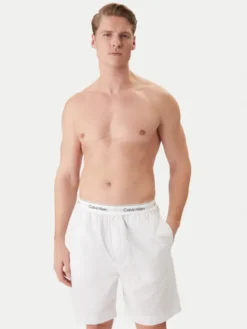 Calvin Klein Underwear Szorty piżamowe LV00NM2832 Szary Regular Fit