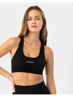 Carpatree Biustonosz sportowy Blaze bra Czarny