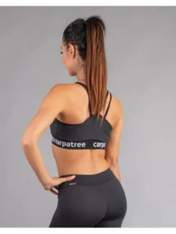 Carpatree Biustonosz sportowy HoopMesh Czarny