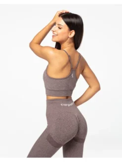 Carpatree Biustonosz sportowy Allure Bra Brązowy