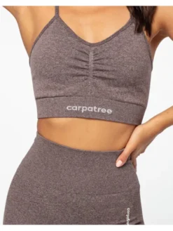 Carpatree Biustonosz sportowy Allure Bra Brązowy