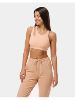 Carpatree Biustonosz sportowy Fleur bra Pomarańczowy