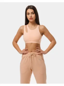 Carpatree Biustonosz sportowy Fleur bra Pomarańczowy