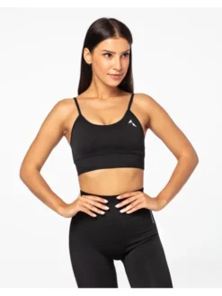 Carpatree Biustonosz sportowy Vibe Bra Czarny