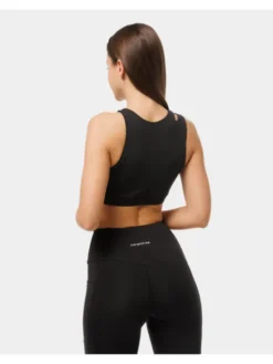 Carpatree Biustonosz sportowy Fleur bra Czarny