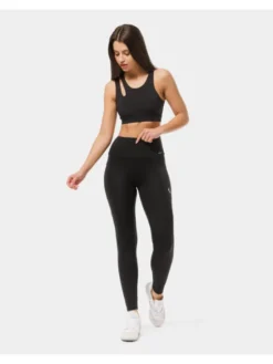 Carpatree Biustonosz sportowy Fleur bra Czarny
