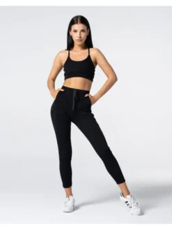 Carpatree Biustonosz sportowy MellowRib Czarny