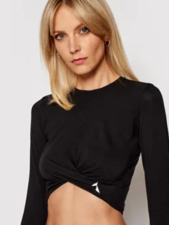 Carpatree Koszulka techniczna Gaia GLT-C Czarny Slim Fit