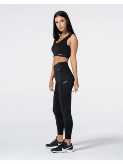 Carpatree Legginsy Libra Czarny Slim Fit