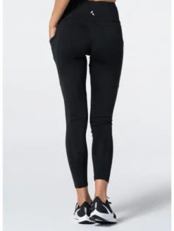 Carpatree Legginsy Libra Czarny Slim Fit
