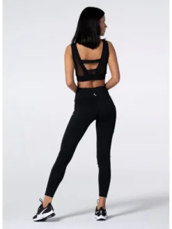 Carpatree Legginsy Libra Czarny Slim Fit