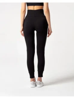 Carpatree Spodnie dresowe BelleSweatpants Czarny Fitted Fit