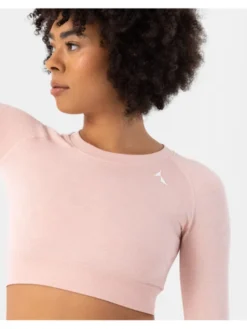 Carpatree Top Blaze longsleeve Różowy Fitted Fit