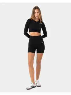 Carpatree Top Blaze longsleeve Czarny Fitted Fit
