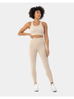 Carpatree Top Blaze top Beżowy Fitted Fit