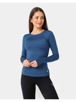 Carpatree Top Classic longsleeve Niebieski Fitted Fit