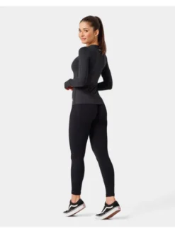Carpatree Top Classic longsleeve Czarny Fitted Fit
