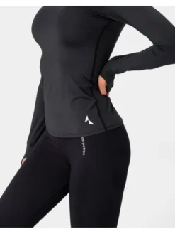 Carpatree Top Classic longsleeve Czarny Fitted Fit