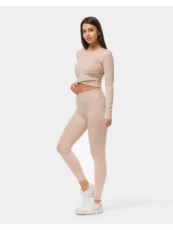 Carpatree Top Crossover top Beżowy Fitted Fit