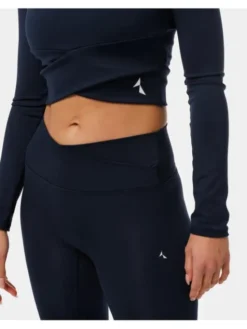 Carpatree Top Crossover top Niebieski Fitted Fit