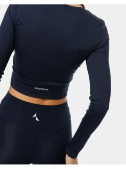 Carpatree Top Crossover top Niebieski Fitted Fit