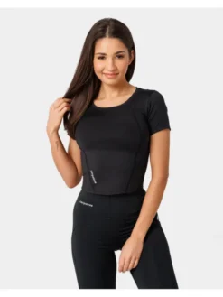 Carpatree Top Linares top Czarny Fitted Fit
