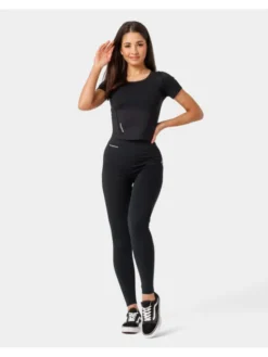 Carpatree Top Linares top Czarny Fitted Fit