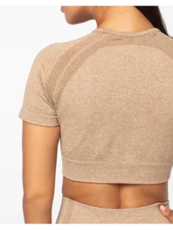 Carpatree Top Vibe Top Beżowy Fitted Fit