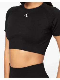 Carpatree Top Vibe Top Niebieski Fitted Fit