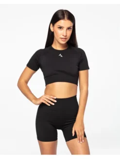 Carpatree Top Vibe Top Niebieski Fitted Fit