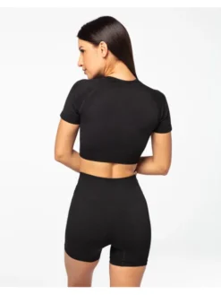 Carpatree Top Vibe Top Niebieski Fitted Fit