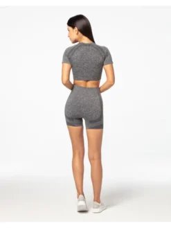 Carpatree Top Vibe Top Szary Fitted Fit