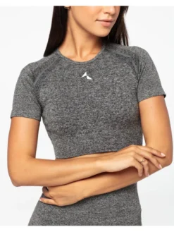 Carpatree Top Vibe Top Szary Fitted Fit