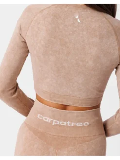 Carpatree Top Yasmine top Beżowy Fitted Fit