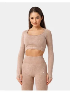 Carpatree Top Yasmine top Beżowy Fitted Fit