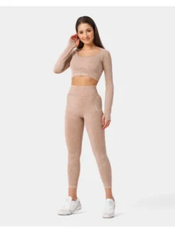 Carpatree Top Yasmine top Beżowy Fitted Fit